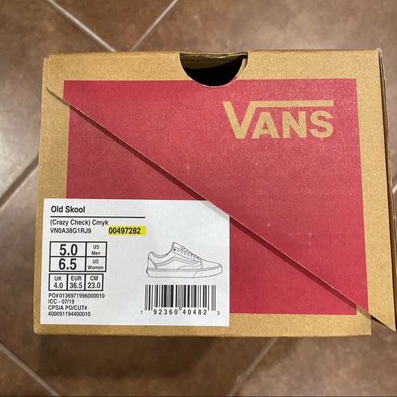 Vans CMYK Checkered Old Skool Vans - Picture 3 of 10